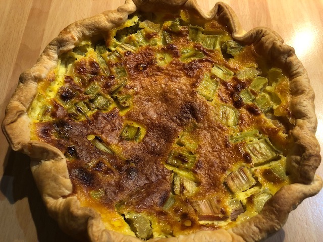 Tarte à la rhubarbe