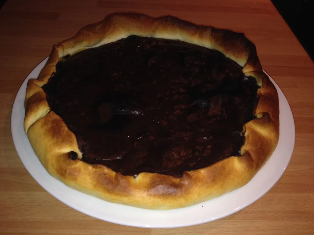 Tarte au chocolat express