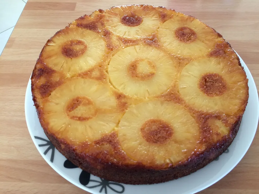 gateau renversé a l'ananas