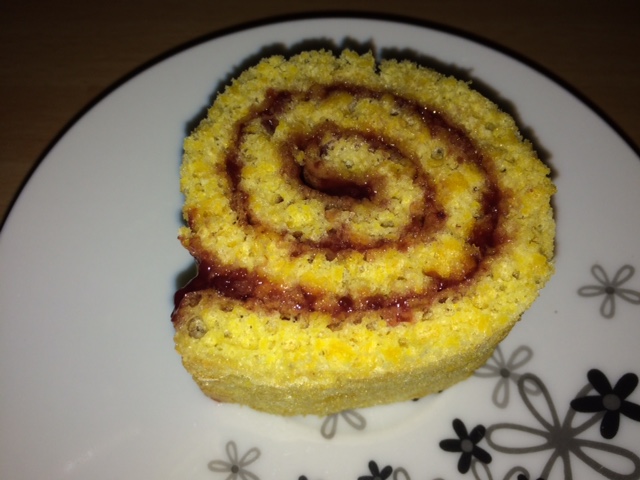 Biscuit roulé a la confiture