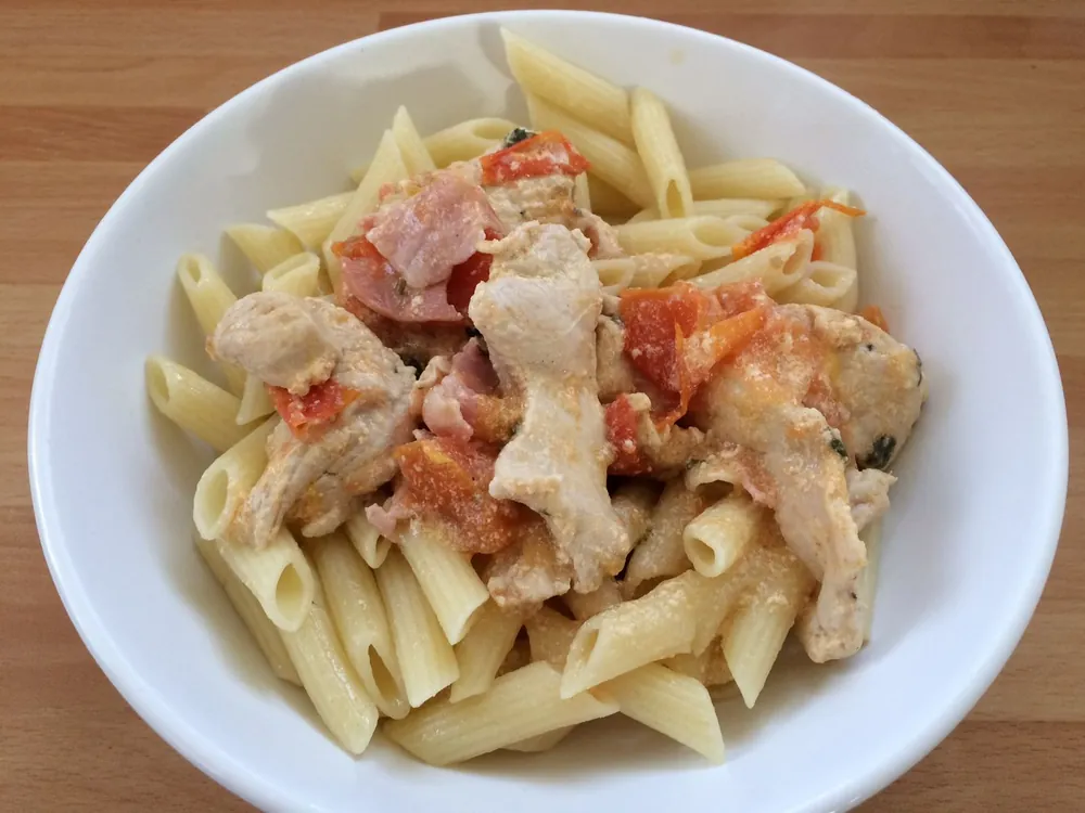 Pate au poulet et bacon