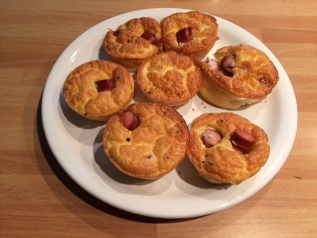 tartelette knacki et vache qui rit