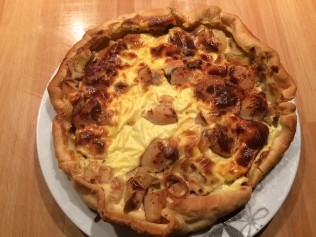 Quiche aux noix de saint-Jacques