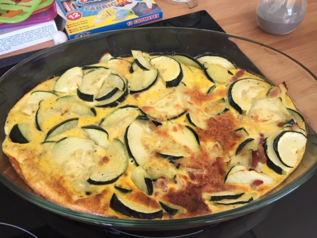 Flan de courgettes