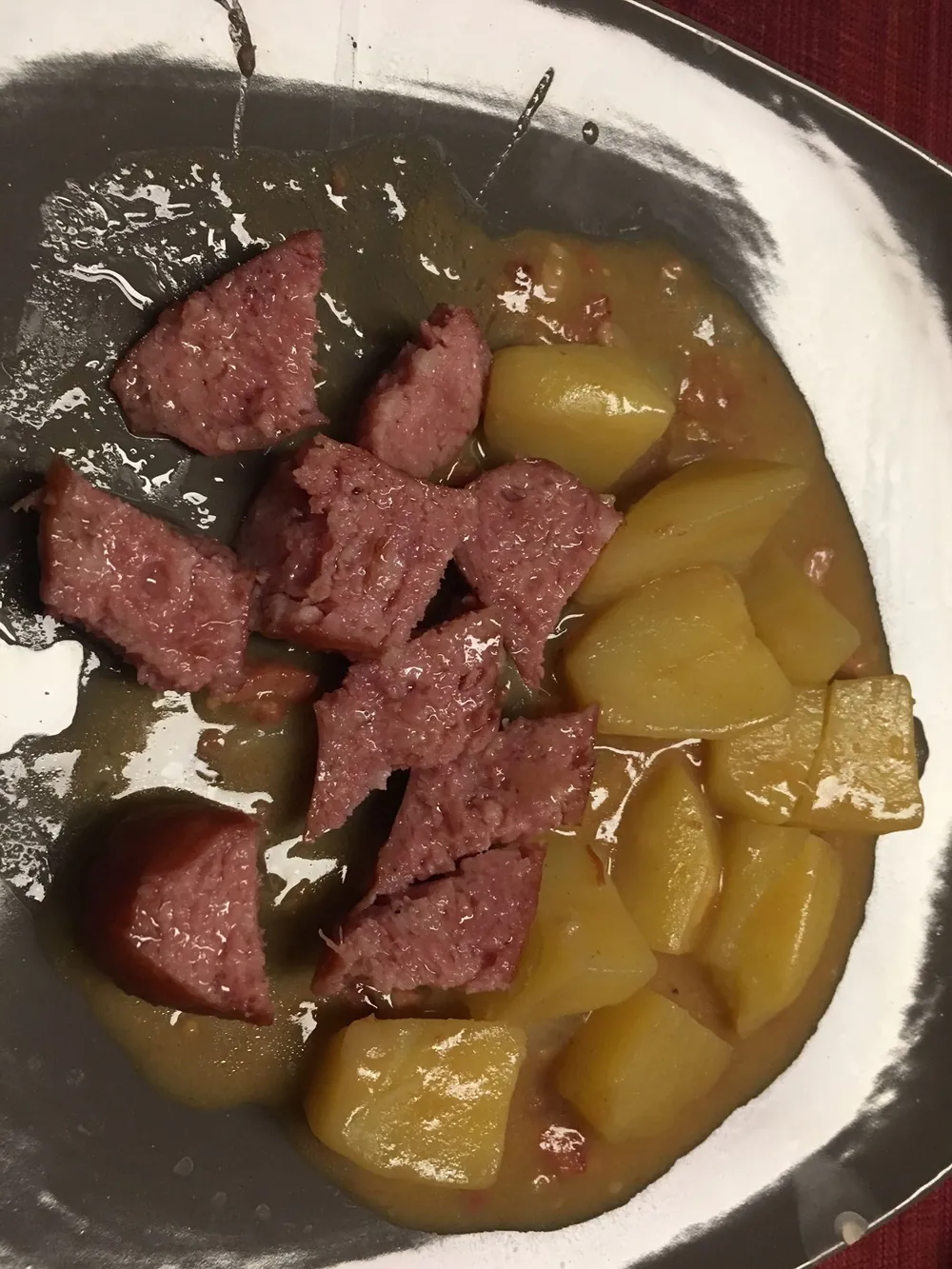 Saucisses fumées au cidre