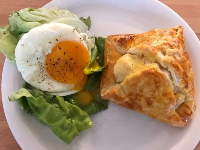 Feuillete bechamel et lardons